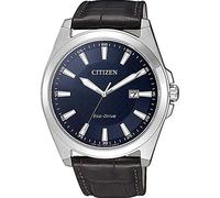 Citizen Reloj Analógico para Hombre de Cuarzo con Correa en Cuero BM7108-22L