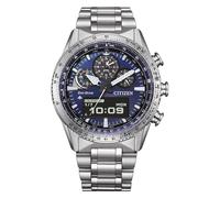 Citizen JV2000-51L Promaster Skyhawk Reloj de Pulsera Masculino Acero Inoxidable Solar Azul Plateado