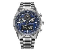 Citizen JV2000-51L Promaster Skyhawk - Reloj de pulsera para hombre, acero inoxidable, solar, color azul y plateado