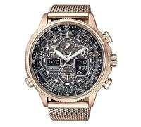Citizen JY8033-51E - Reloj con movimiento Eco Drive U680, para hombre, pulsera de acero inoxidable, color oro rosado