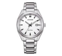 Citizen Metropolitan BM7620-83A Time-Only Unisex Watch, White Steel Background