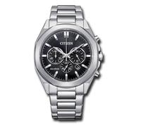 Citizen Metropolitan Chrono CA4590-81E Men's Chronograph Watch, Black Steel Background