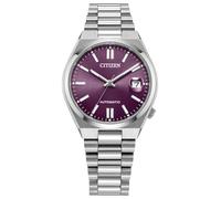 Citizen NJ0200-50W Tsuyosa Reloj de hombre de acero inoxidable automático con esfera morada de 37 mm