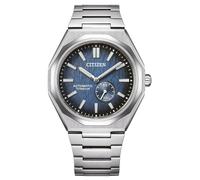 Citizen NK5020 Zenshin 60 Super Titanium - Reloj automático para hombre con correa de eslabones de titanio y cristal de zafiro, azul oscuro, Moderno