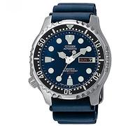 Citizen Reloj analógico automático NY0040-17L para hombre – Correa de poliuretano azul