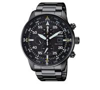 Citizen Reloj Cronógrafo para Hombre de Cuarzo con Correa en Acero Inoxidable CA0695-84E
