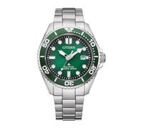 Citizen Promaster Eco-Drive BN0269-50W - Reloj para hombre (20 bar, acero/verde)