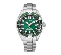 Citizen Promaster Eco-Drive BN0269-50W - Reloj para hombre (20 bar, acero/verde)