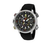 Citizen Promaster Land - Altichron - Reloj de Cuarzo para Hombre, con Correa de Goma, Color Negro