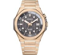 Citizen Reloj analógico automático para hombre 32028118, Marrón Oro Rosa, talla única, Clásico