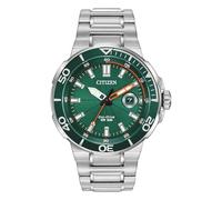 Citizen Reloj analógico de Cuarzo para Hombre con Correa de Acero Inoxidable AW1428-53X, Plata, Moderno