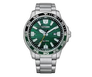 Citizen Reloj analógico de Cuarzo para Hombre con Correa de Acero Inoxidable AW1526-89X, Plata