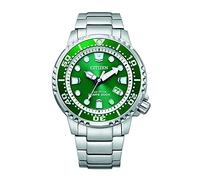 Citizen Reloj analógico de Cuarzo para Hombre con Correa de Acero Inoxidable BN0158-85X