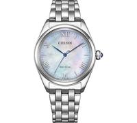 Citizen Reloj analógico de Cuarzo para Hombre con Correa de Acero Inoxidable EM1140-80D