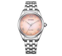 CITIZEN Reloj analógico de Cuarzo para Hombre con Correa de Acero Inoxidable EM1140-80X, Plata, Pulsera