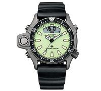 Citizen Reloj Analógico-Digital para Hombre de Cuarzo con Correa en Caucho JP2007-17W