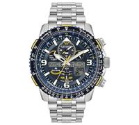 CITIZEN Reloj Análogico-Digital para Hombres de Cuarzo japonés con Correa en Acero Inoxidable JY8078-52L