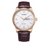 CITIZEN Reloj Analógico para Hombres de Cuarzo con Correa en Cuero BM8553-16A