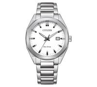 Citizen Reloj analógico Eco-Drive para Hombre con Correa de Acero Inoxidable BM7620-83A, Plata, Moderno