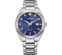 Citizen Reloj analógico Eco-Drive para Hombre con Correa de Acero Inoxidable BM7620-83L, Plata, Moderno
