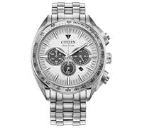 CITIZEN Reloj analógico Eco-Drive para Hombre con Correa de Acero Inoxidable CA4540-54A, Plateado, 9 Inches, Moderno