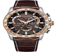 Citizen Reloj analógico Eco-Drive para Hombre con Correa de Cuero CB5899-05X, marrón
