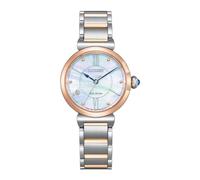 Citizen Reloj analógico Eco-Drive para Mujer con Correa de Acero Inoxidable EM1074-82D, Plata
