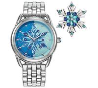 Citizen Reloj analógico Eco-Drive para Mujer con Correa de Acero Inoxidable FE7091-61W, Plata, 5 1/2 Inches, Moderno