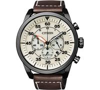 Citizen Reloj Analógico para Hombre de Cuarzo con Correa en Cuero CA4215-04W
