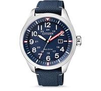 Citizen Reloj Analógico para Hombre de Cuarzo con Correa en Nailon AW5000-16L
