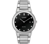Citizen reloj analógico para hombre. de energía solar con correa en