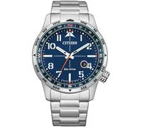Citizen Reloj Analógico para Hombres de Cuarzo con Correa en Acero Inoxidable BM7550-52L