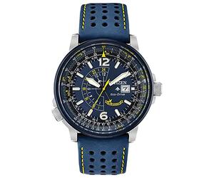 Citizen Reloj Analógico para Hombres de Cuarzo japonés con Correa en Cuero BJ7007-02L