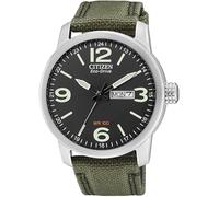 Citizen Reloj Analógico para Hombres de Eco-Drive con Correa en Tejido