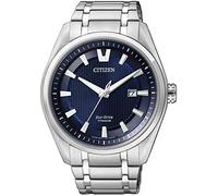 Citizen Reloj Analógico para Hombres de Eco-Drive con Correa en Titanio