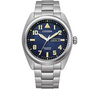 Citizen Reloj Analógico para Hombres de Eco-Drive con Correa en Titanio