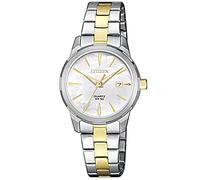 Citizen Reloj Analógico para Mujer de Cuarzo con Correa en Acero Inoxidable EU6074-51D