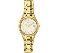 Citizen Reloj Analógico para Mujer de Cuarzo con Correa en Acero Inoxidable EW1262-55P