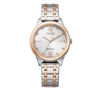 CITIZEN Reloj Analógico para Mujer de Eco-Drive con Correa en Acero Inoxidable EM0506-77A