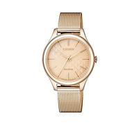 Citizen Reloj Analógico para Mujeres de Cuarzo con Correa en Acero Inoxidable EM0503-83X