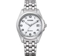 Citizen Reloj Analógico Eco-Drive para Mujeres con Correa de Acero Inoxidable