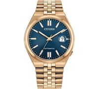 Citizen Reloj automático para hombre TSUYOSA 60 NK0023-57L 40 mm acero inoxidable oro rosado, azul