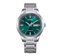CITIZEN Reloj de hombre automático día/fecha con 40 mm de diámetro en diferentes variantes, Green Metal Band, Pulsera