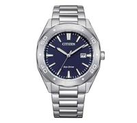 Citizen Reloj BM7631-52L Active Sport Hombre - Eco Drive, Caja 41mm, Esfera Azul, Brazalete Acero, WR 10 Bar