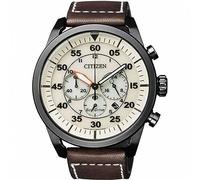 Citizen Reloj Analógico para Hombre de Cuarzo con Correa en Cuero CA4215-04W