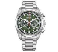 CITIZEN CA4640 Eco-Drive Solar Chrono - Reloj para hombre con 41 mm de diámetro en diferentes variantes, Green Metal Band, Pulsera