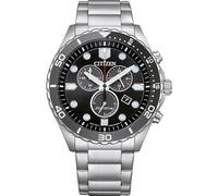 Citizen Reloj Cronógrafo para Hombres de Eco-Drive con Correa en Acero Inoxidable AT2568-82E