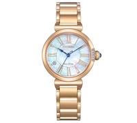 CITIZEN Reloj de Cuarzo analógico para Mujer con Correa de Acero Inoxidable EM1063-89D, Oro Einheitsgröße, Moderno, Oro, Einheitsgröße, Moderno