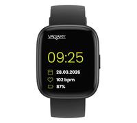 Citizen Reloj hombre Smartwatch Vagary rectangular negro X06A-001VY correa de silicona