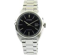 Citizen Reloj NJ0100-71E Acero Inoxidable Correa Color: Metalico DIAL Negro Analogico Homre